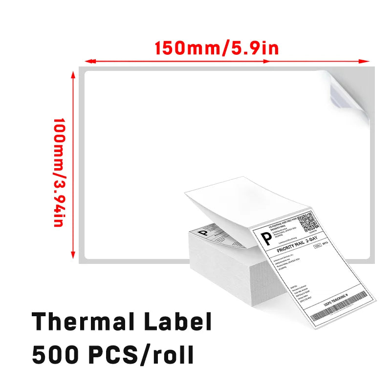 500/350 feuilles de papier thermique