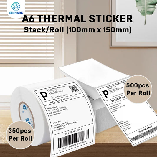 500/350 feuilles de papier thermique